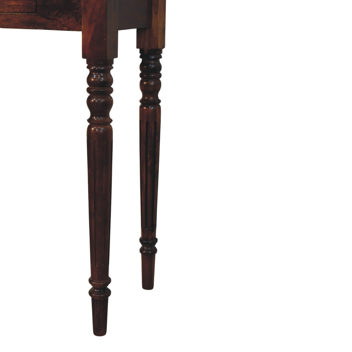Charleston Turned-Leg 2 Drawer Console Table