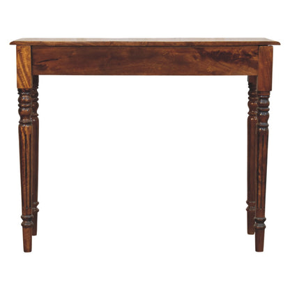 Charleston Turned-Leg 2 Drawer Console Table
