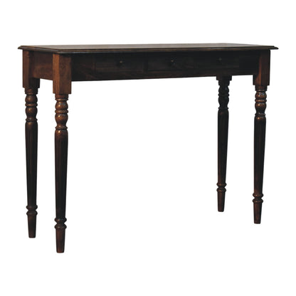 Charleston Spindle 3 Drawer Grey Console Table