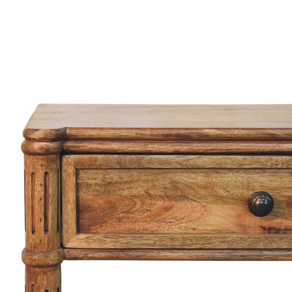 Lexington Amber Oak 1 Drawer Column Table