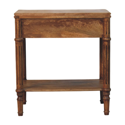 Lexington Amber Oak 1 Drawer Column Table