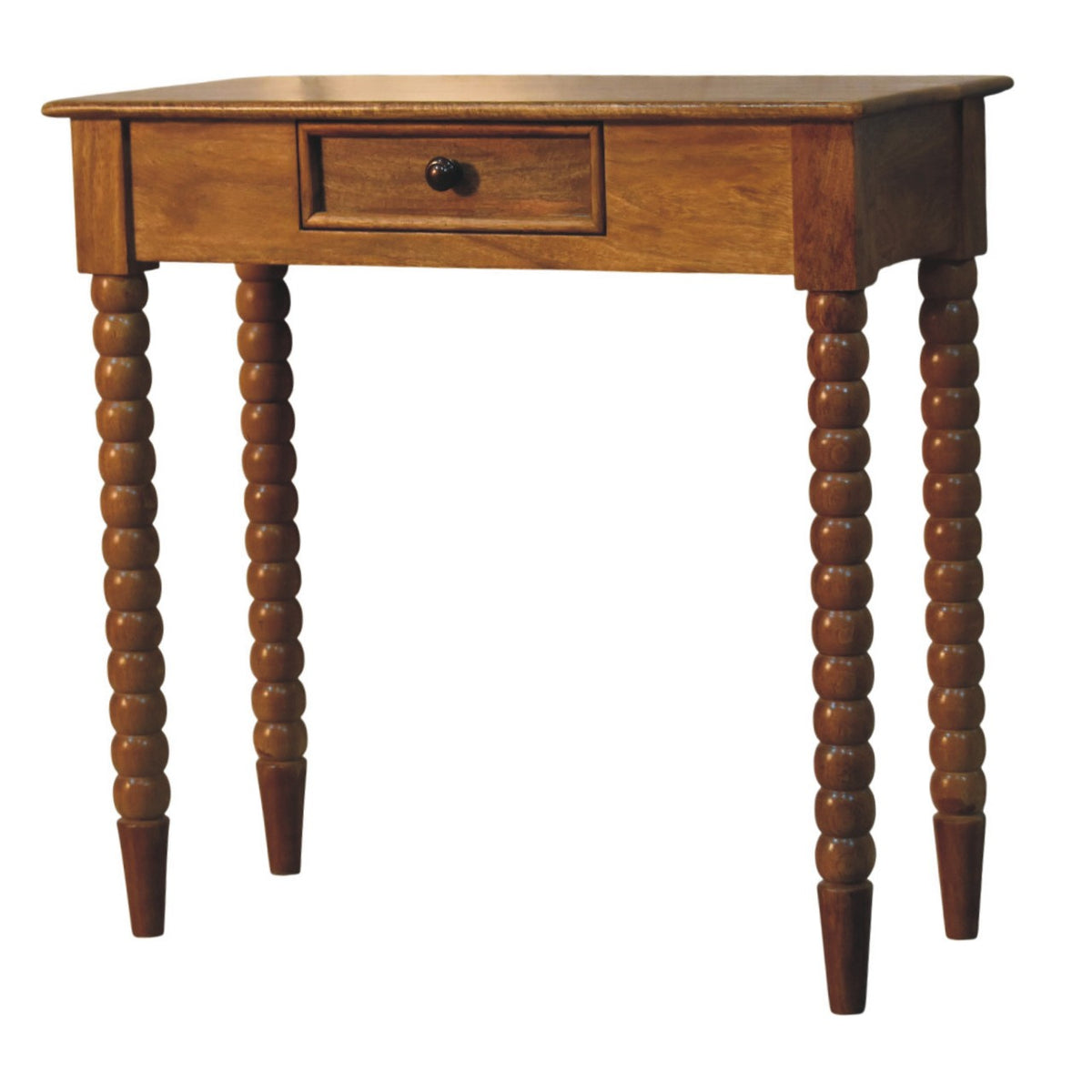 Savannah Oak Spindle 1 Drawer Console