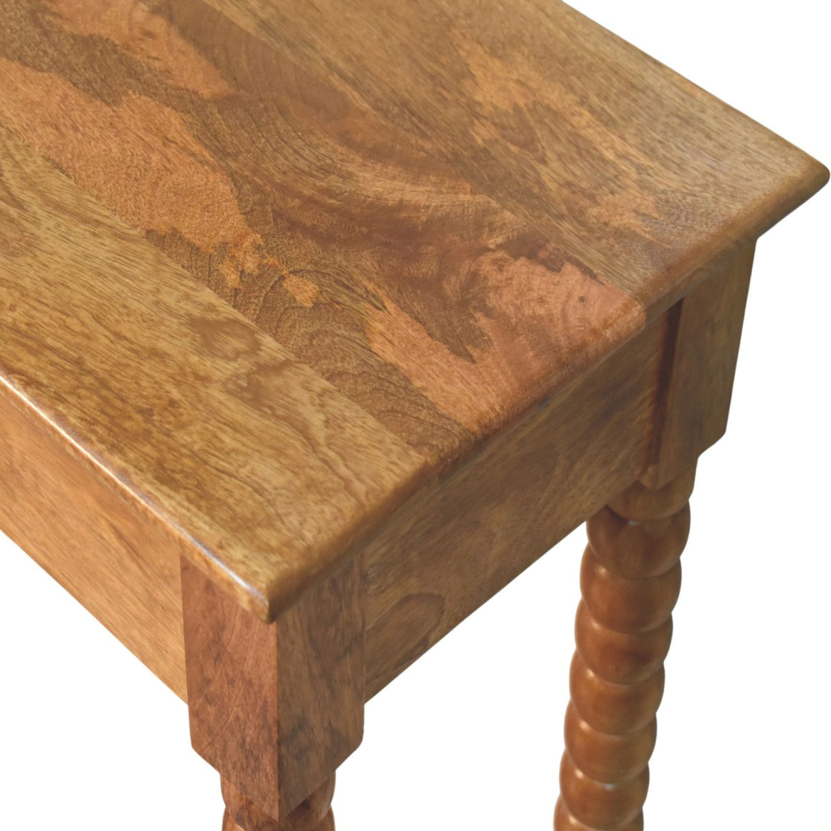 Savannah Oak Spindle 1 Drawer Console