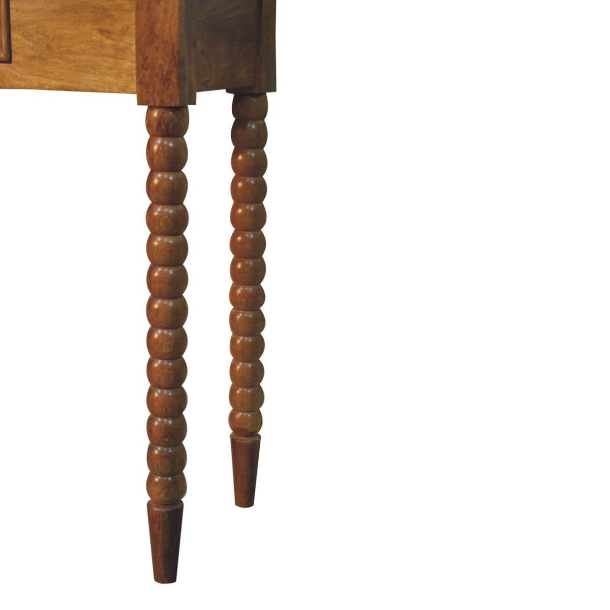 Savannah Oak Spindle 1 Drawer Console