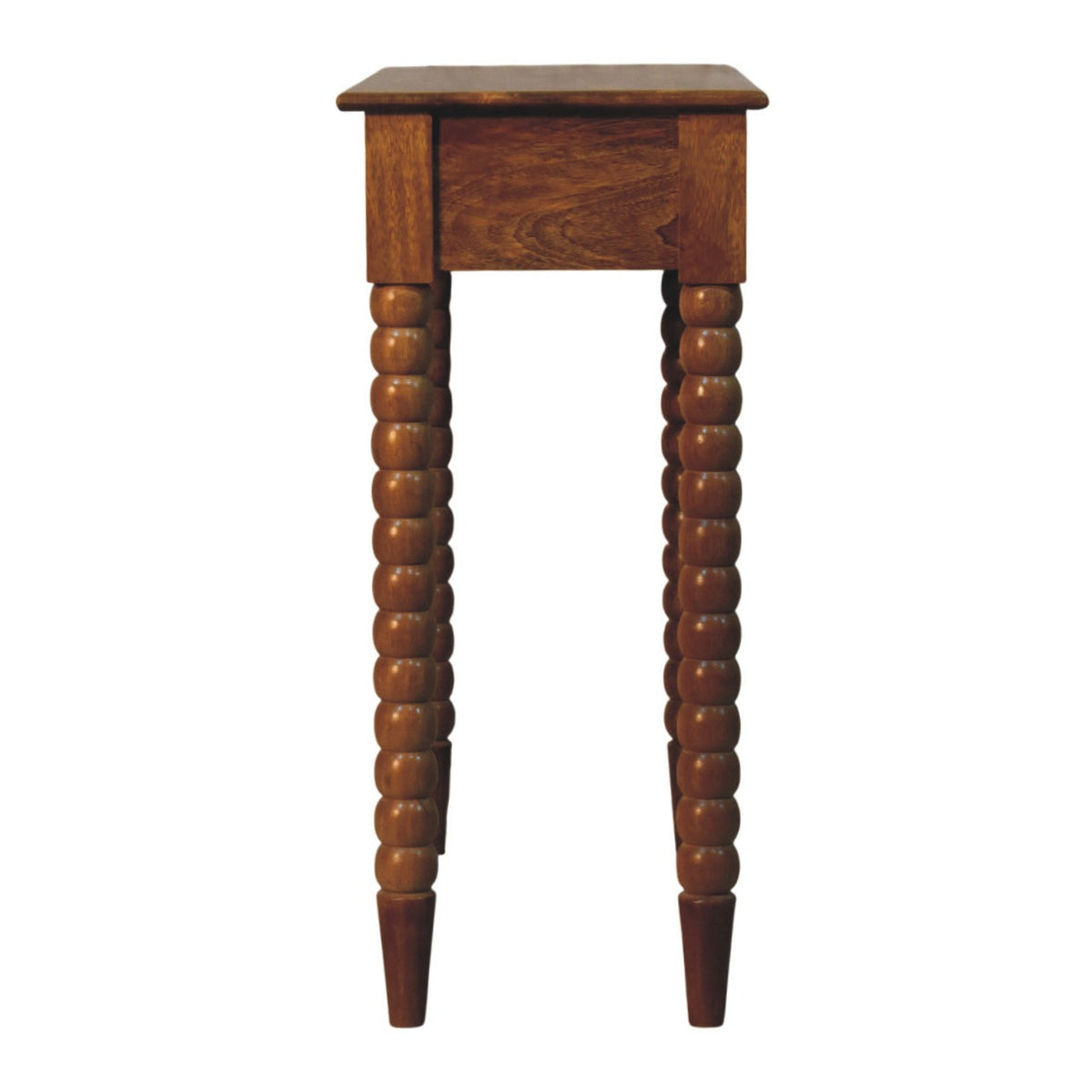 Savannah Oak Spindle 1 Drawer Console