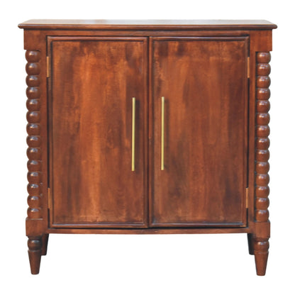 Savannah Spindle 2 Door Solid Wood Cabinet
