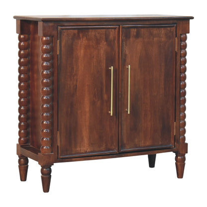 Savannah Spindle 2 Door Solid Wood Cabinet