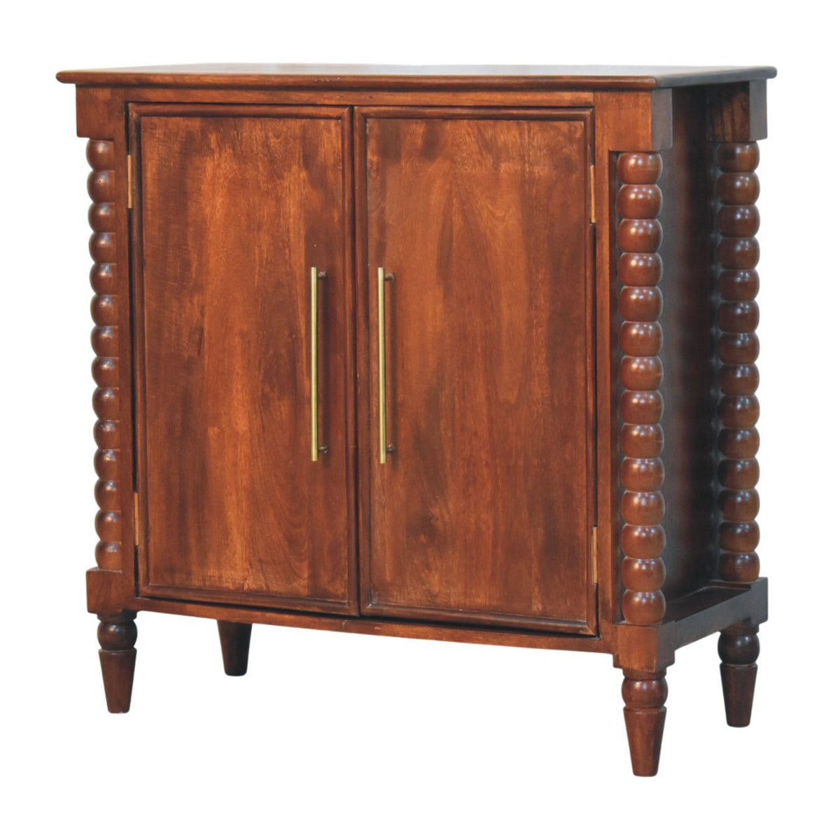 Savannah Spindle 2 Door Solid Wood Cabinet
