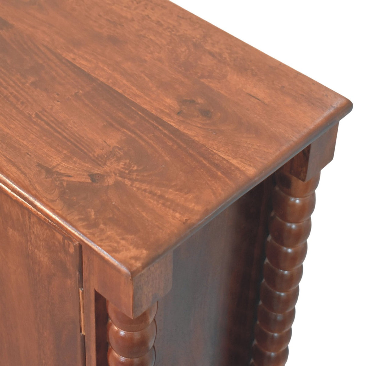 Savannah Spindle 2 Door Solid Wood Cabinet