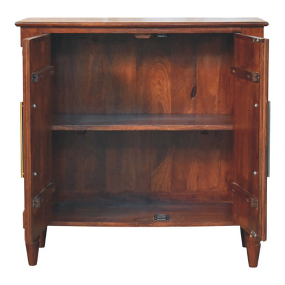 Savannah Spindle 2 Door Solid Wood Cabinet