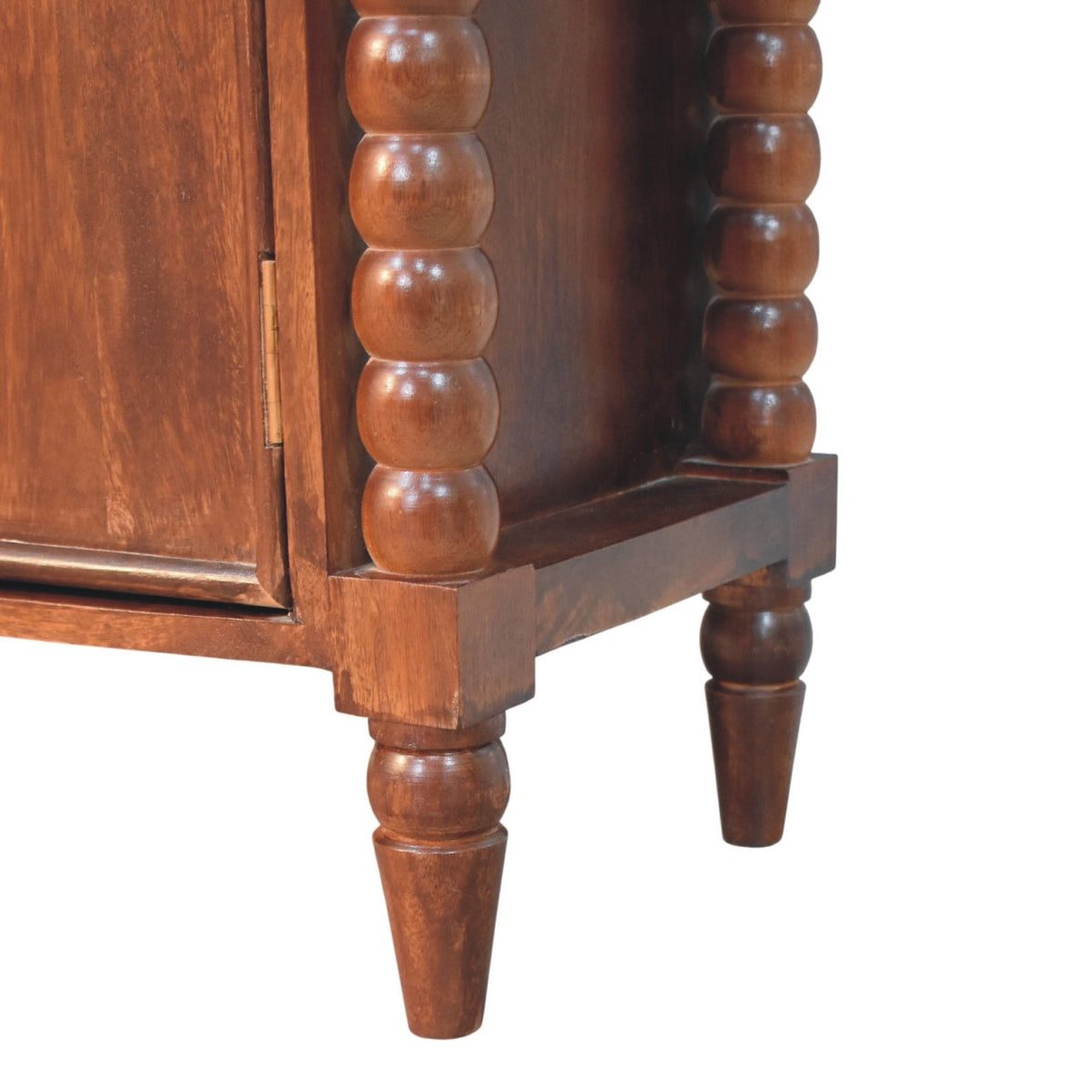 Savannah Spindle 2 Door Solid Wood Cabinet