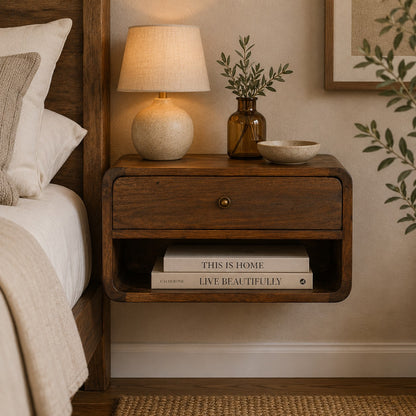 Chestnut Ridge 1 Drawer Floating Nightstand