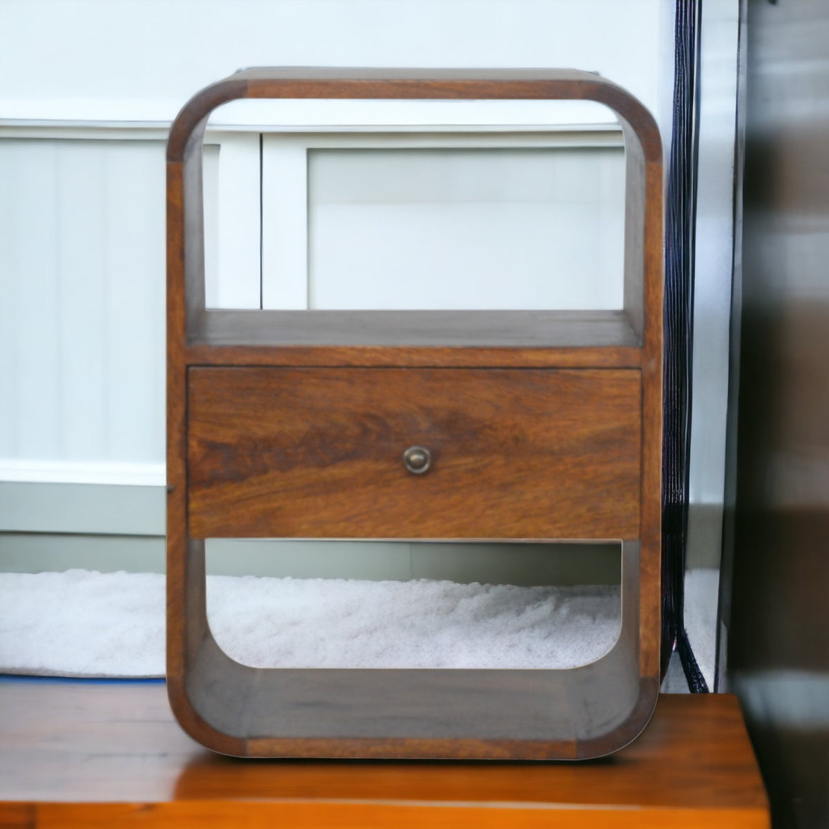 Oslo Chestnut 1-Drawer Nightstand
