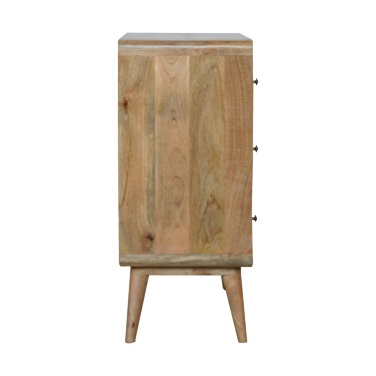 Big Sur Curved 3 Drawer Oak Chest