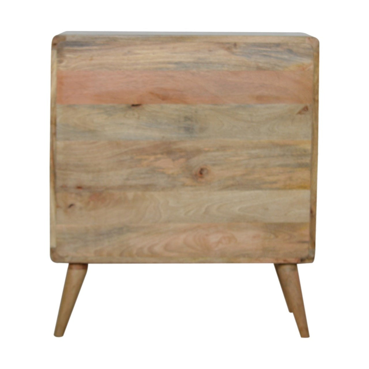 Big Sur Curved 3 Drawer Oak Chest