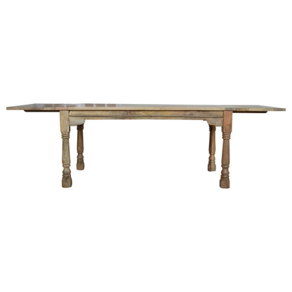 Granary Oak Toned Extending Solid Wood Table