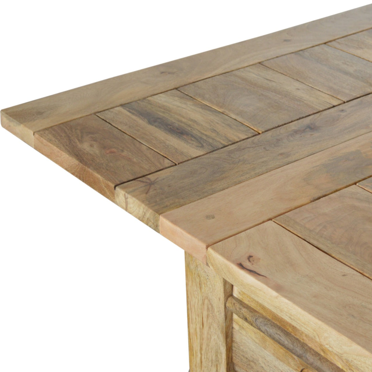 Granary Oak Toned Extending Solid Wood Table