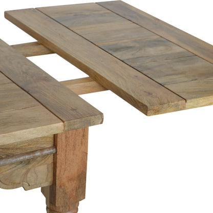 Granary Oak Toned Extending Solid Wood Table