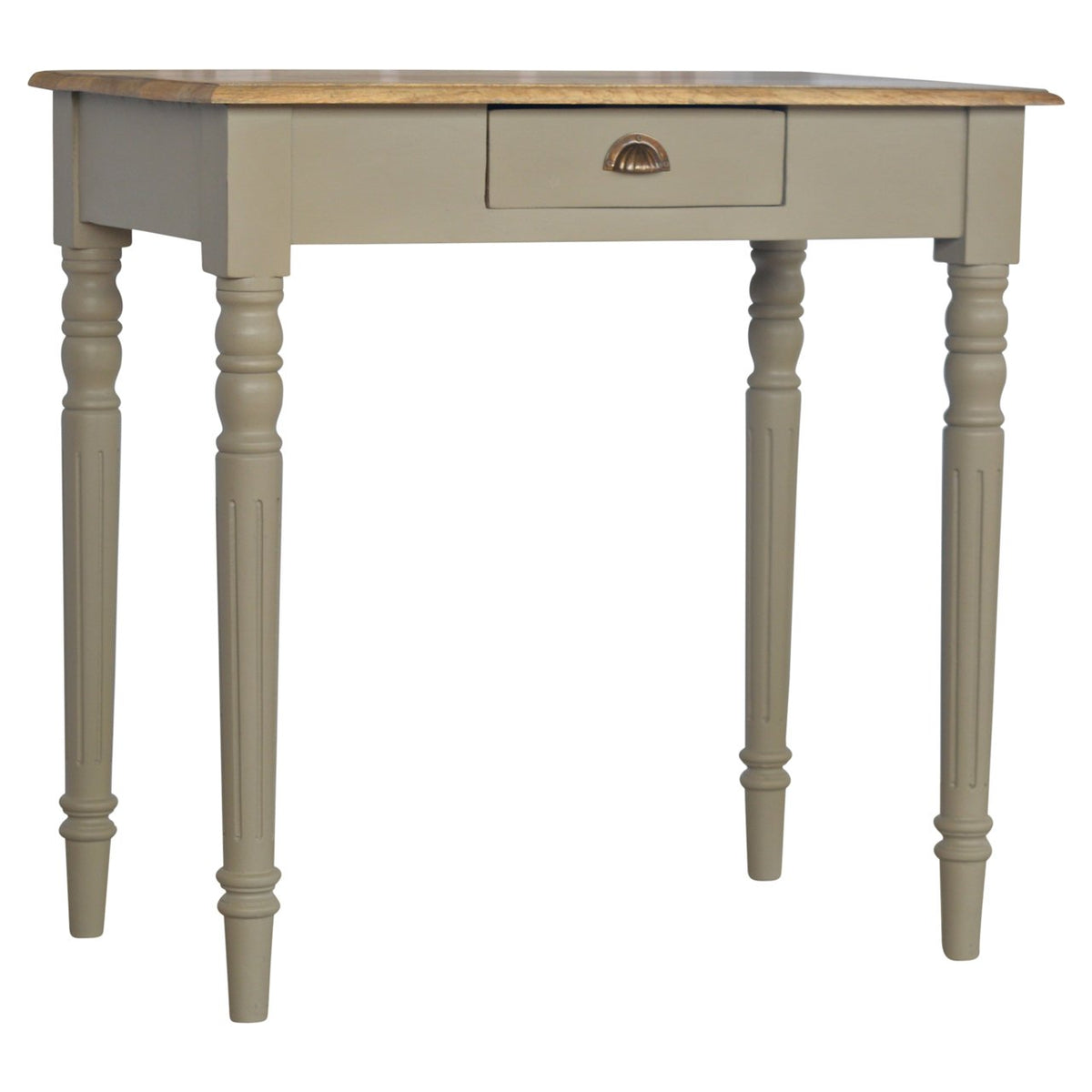 Hand Painted 1 Drawer Timber Writing Desk