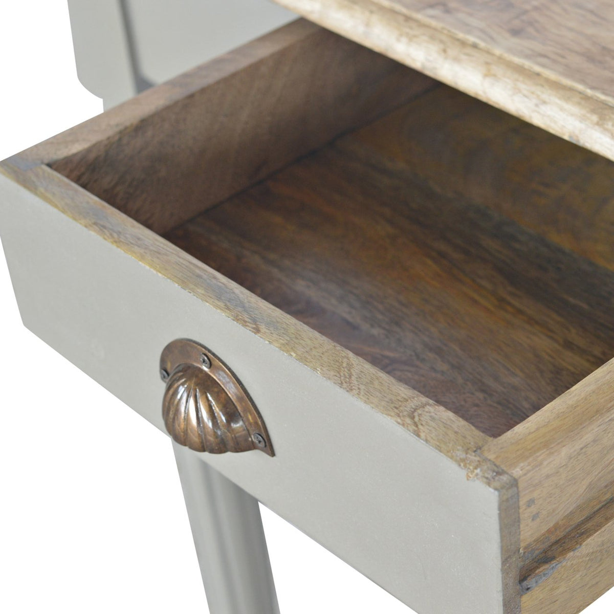 Hand Painted 1 Drawer Timber Writing Desk