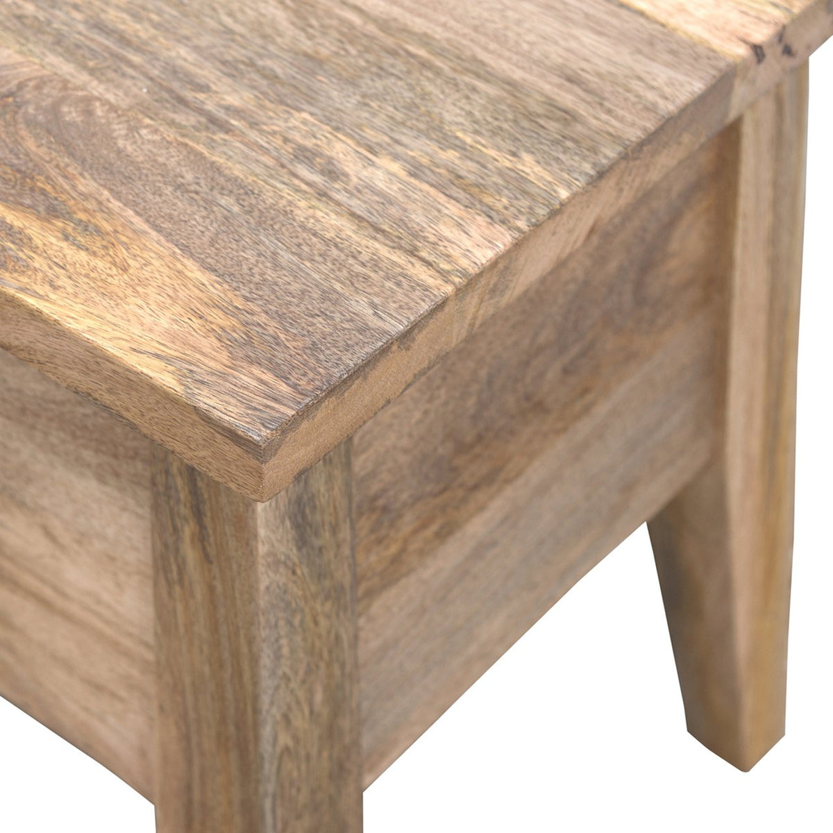 Oak-Tone Lift-Up Solid Timber Storage Bench