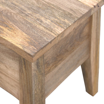 Oak-Tone Lift-Up Solid Timber Storage Bench