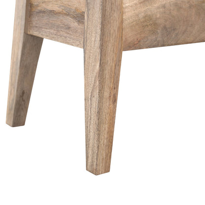 Oak-Tone Lift-Up Solid Timber Storage Bench