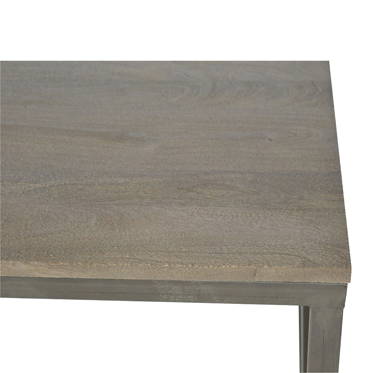Industrial Cross Base Oatmeal Coffee Table