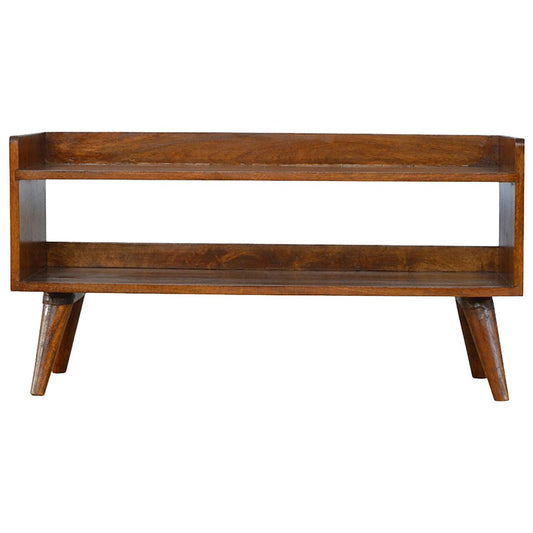 Kennebunk Chestnut Nordic Shoe Storage Bench
