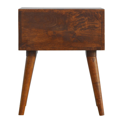 Chestnut Ridge Geo Brass Inlay 2 Nightstand