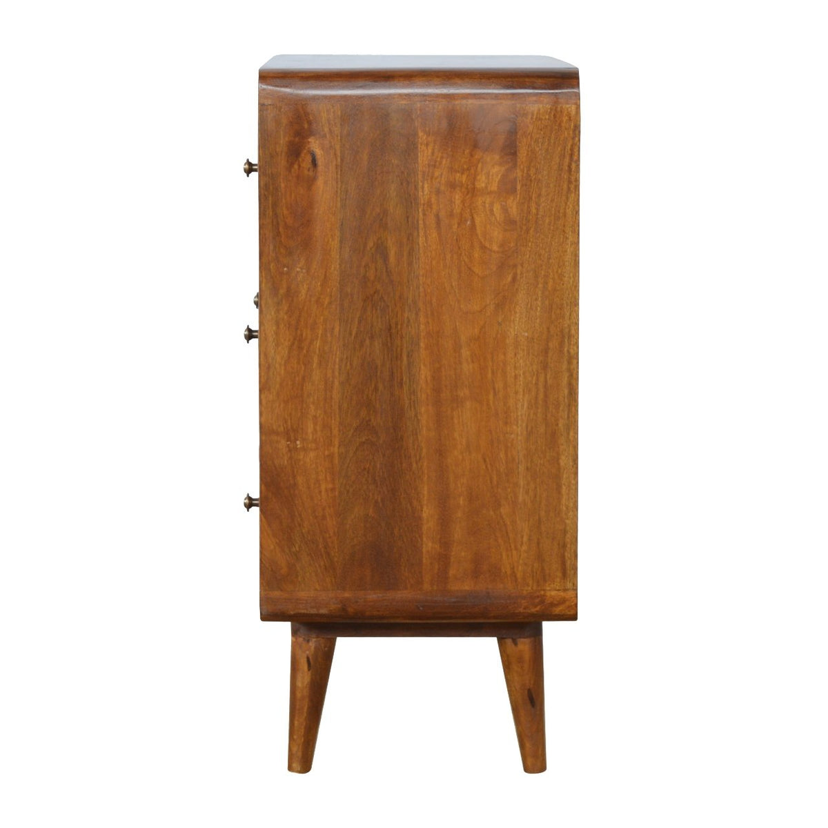 Big Sur Curved Chestnut 3 Drawer Chest