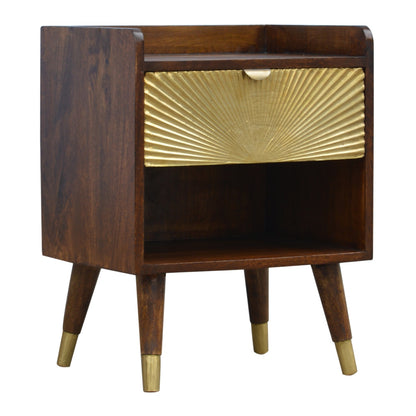 Phoenix Gold Chestnut 1-Drawer Nightstand