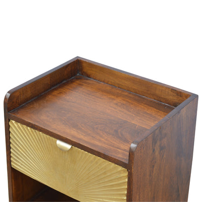 Phoenix Gold Chestnut 1-Drawer Nightstand