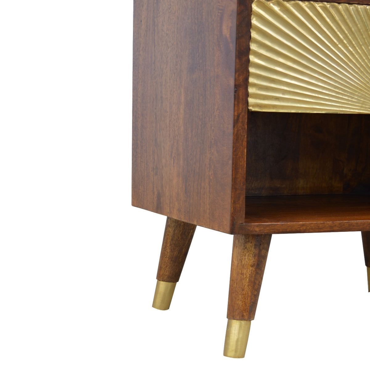Phoenix Gold Chestnut 1-Drawer Nightstand