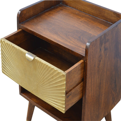 Phoenix Gold Chestnut 1-Drawer Nightstand