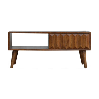 Chestnut Ridge Prism Sliding Media Console