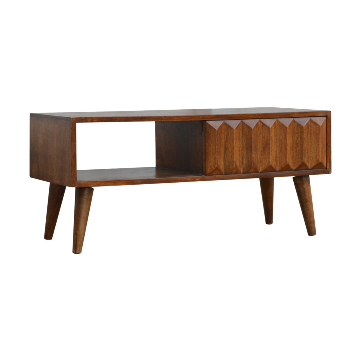 Chestnut Ridge Prism Sliding Media Console
