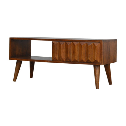 Chestnut Ridge Prism Sliding Media Console