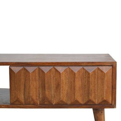 Chestnut Ridge Prism Sliding Media Console