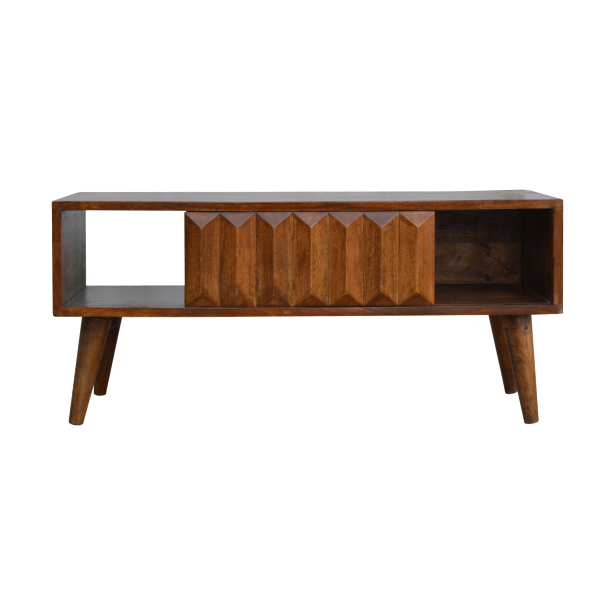Chestnut Ridge Prism Sliding Media Console
