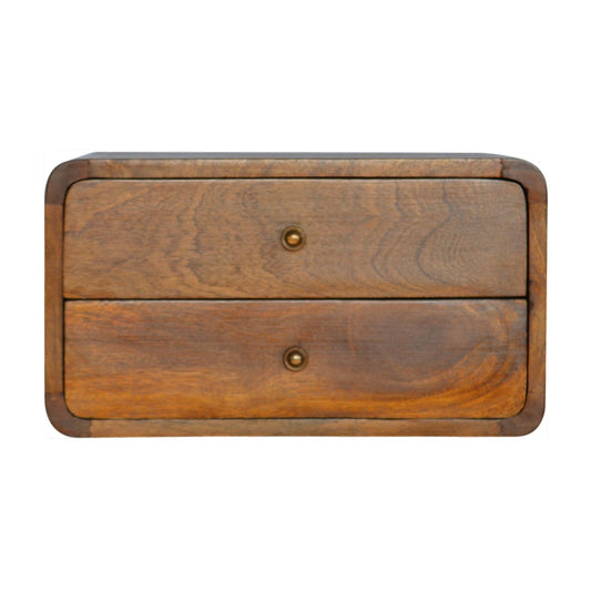 Chestnut Ridge Curved Floating 2 Nightstand