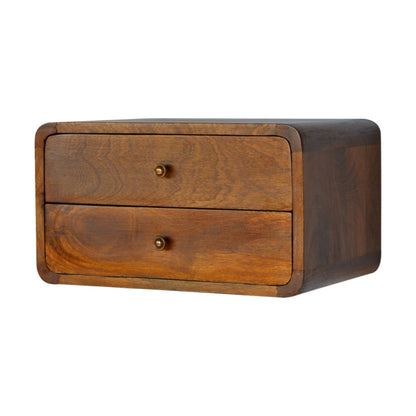 Chestnut Ridge Curved Floating 2 Nightstand