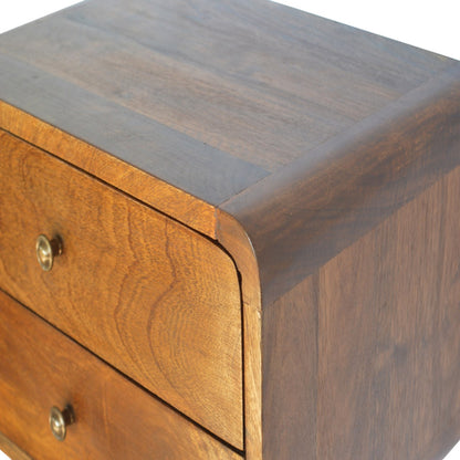 Chestnut Ridge Curved Floating 2 Nightstand