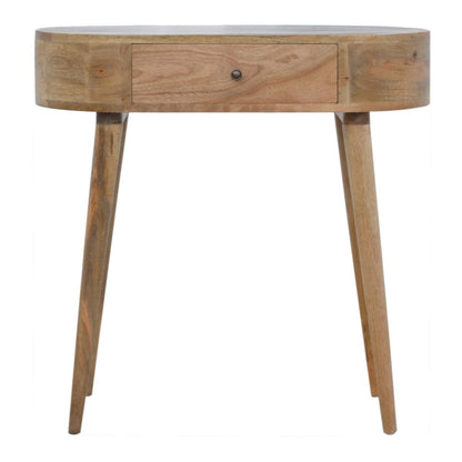 Nordic Albion Oak 1 Drawer Console Table