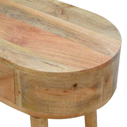 Nordic Albion Oak 1 Drawer Console Table