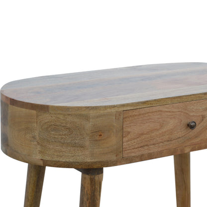 Nordic Albion Oak 1 Drawer Console Table