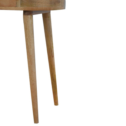 Nordic Albion Oak 1 Drawer Console Table