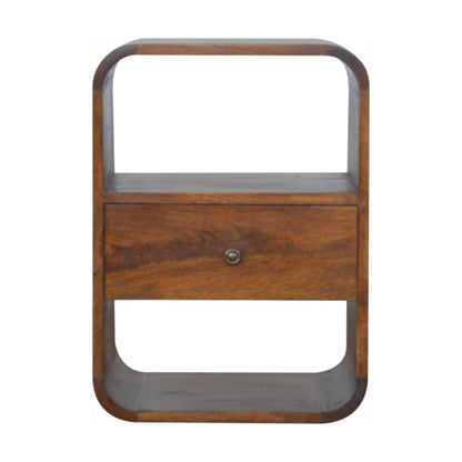 Oslo Chestnut 1-Drawer Nightstand