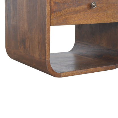 Oslo Chestnut 1-Drawer Nightstand