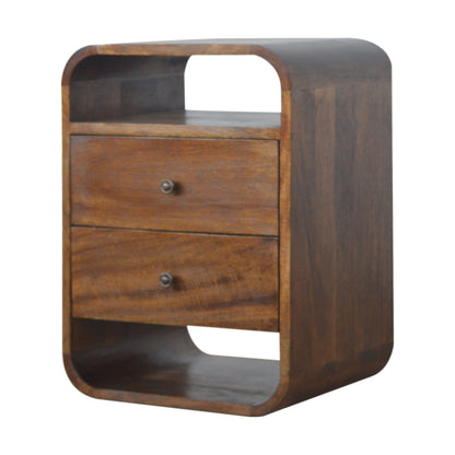 Oslo Chestnut 2-Drawer Nightstand